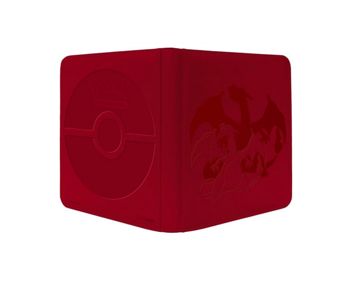 Pokémon Elite Serie Charizard 12-Taschen Reißverschluss PRO Ordner