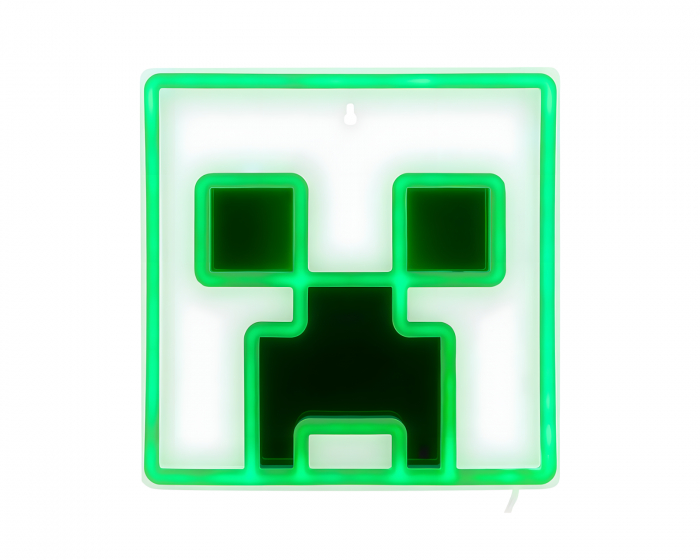 Paladone Minecraft Creeper Wandmontierbares LED Neonlicht