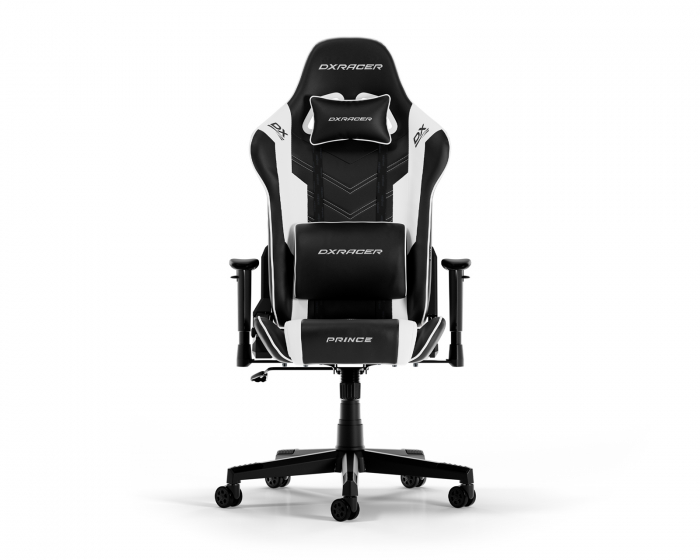 DXRacer PRINCE L Schwarz & Weiß PVC Leder