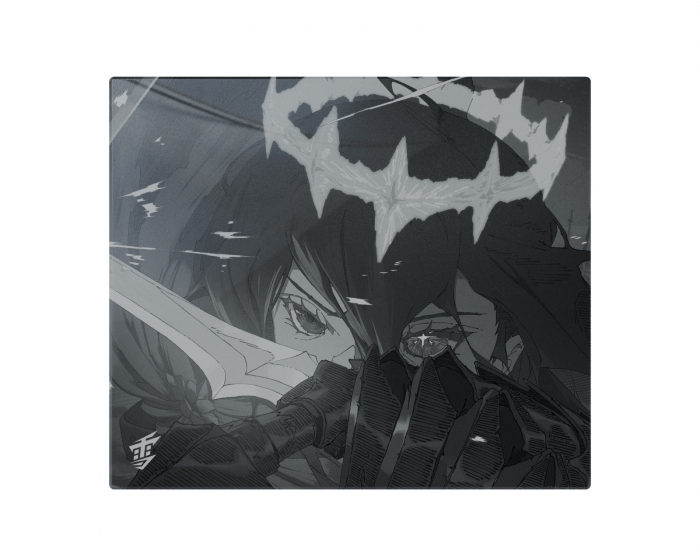 Yuki Aim Monokuro Glas Mauspad