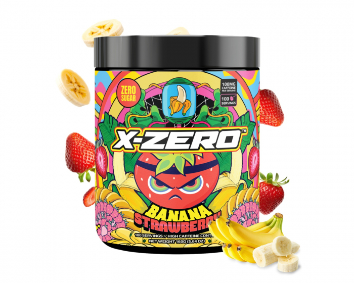 X-Gamer Banane Erdbeere - 100 Portionen