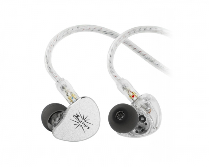Kiwi Ears Belle IEM Kopfhörer mit Mikrofon - Typ-C - Silber