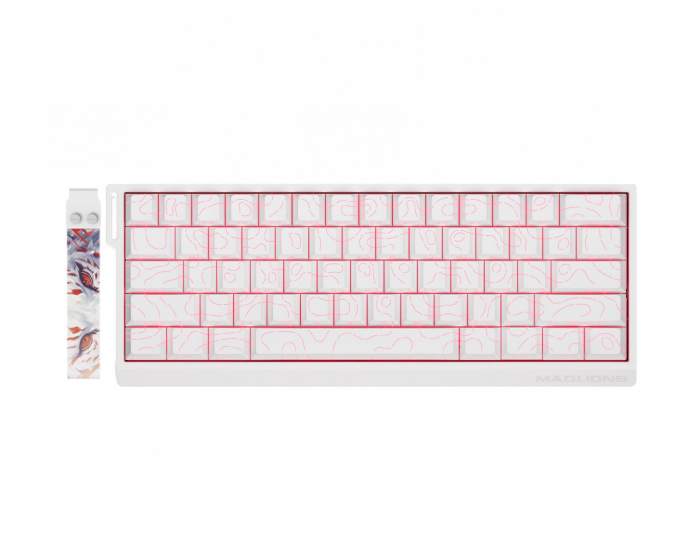 FGG MAD60 Flagship HE ANSI Tastatur [Magneto Gaming] - Weiß