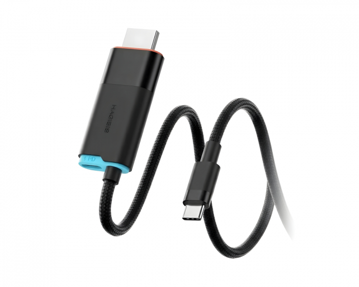 Hagibis 8K USB-C-zu-HDMI-Kabel für Nintendo Switch 1/2 - Blau/Rot