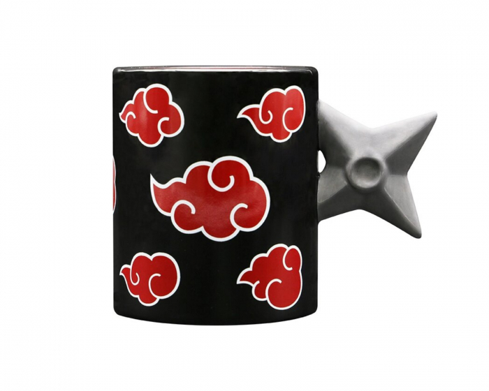 Abysse NARUTO SHIPPUDEN - 3D-Handle-Mug - Shuriken Akatsuki