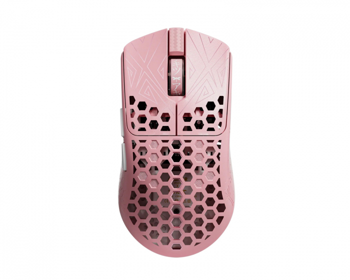 Arbiter Studio AKITSU Medium Carbonfaser 8K Kabellose Gaming-Maus - Rosa [Limited Edition]