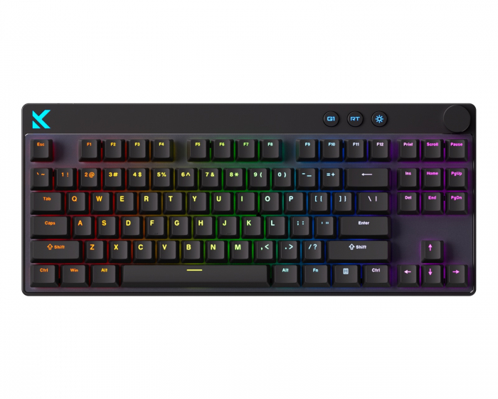 MCHOSE Mix 87 Hall Effect Magnetische Gaming Tastatur ANSI - Schwarz