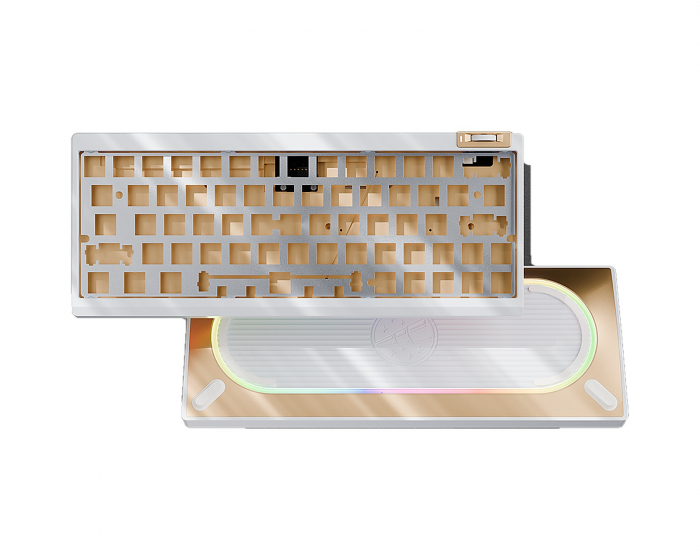 Wuque Studio Zoom64 Gehäuse-Kit - Moonstone White
