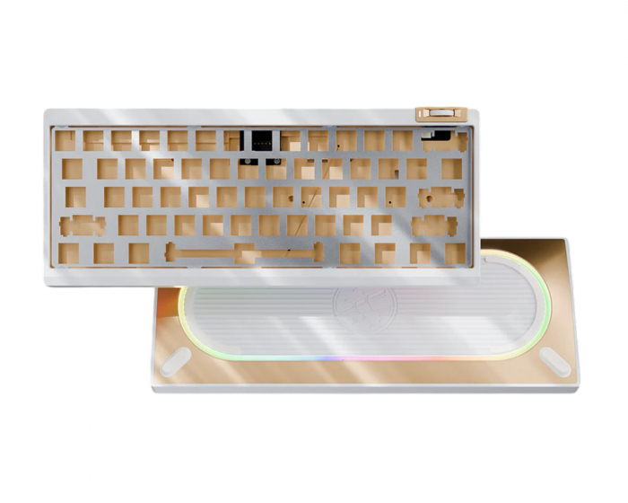 Wuque Studio Zoom64 Gehäuse-Kit - Moonstone White