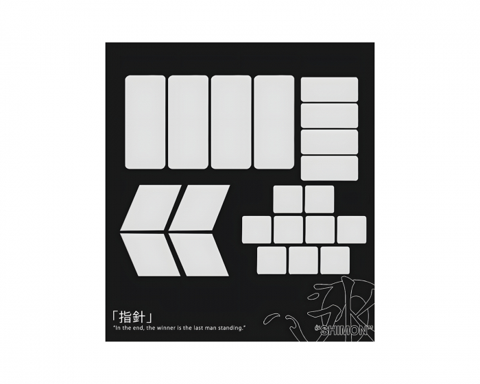 Mizu Works Shimon Grips - DIY Vorgefertigt - Weiß