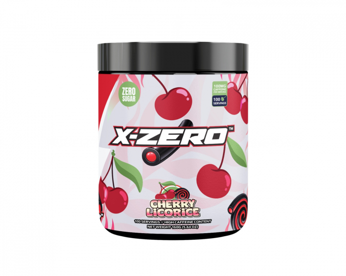 X-Gamer X-Zero Cherry Licorice - 100 Portionen