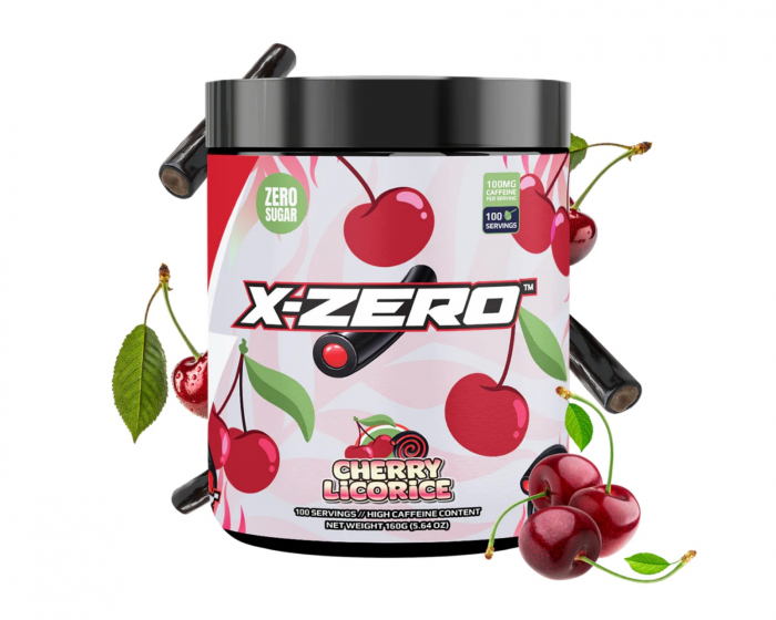 X-Gamer X-Zero Cherry Licorice - 100 Portionen