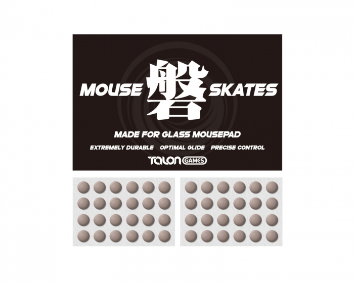 TalonGames Iwa - Dot Mouse Skates for Glass Mousepad - 48 Dots - 6mm