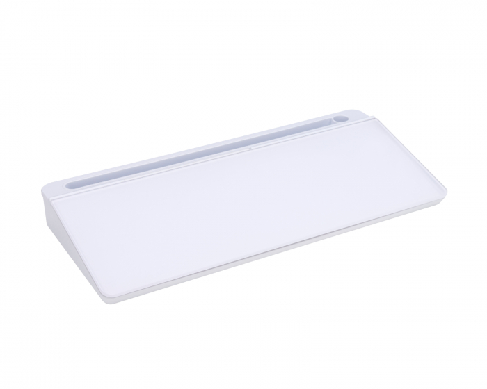 MaxMount Glas-Schreibtischwhiteboard mit Ständer 40 cm - Weiß