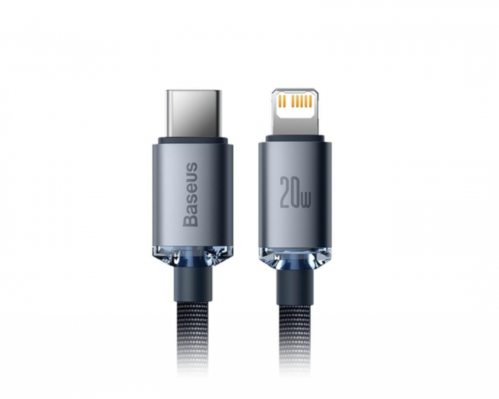 Baseus Crystal Shine Kabel USB-C auf Lightning, 20W, PD, 2m
