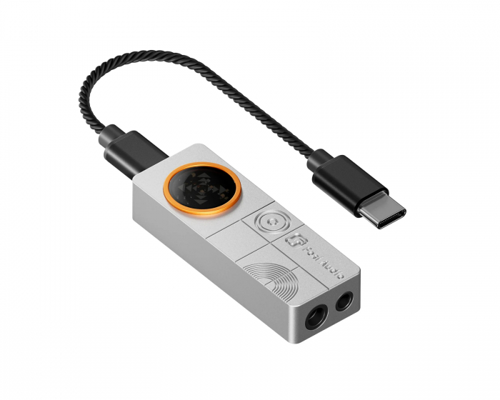 Fosi Audio DS3 Tragbarer DAC Kopfhörer-Verstärker - Silber