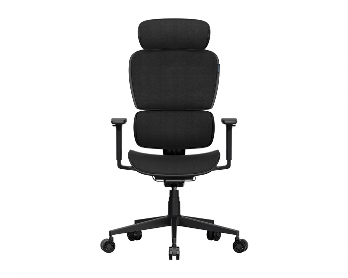 MaxMount SpineX Pro Ergonomischer Bürostuhl aus Stoff - Schwarz