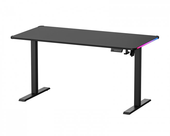 MaxMount E-Circuit 140x70 cm Höhenverstellbarer Gaming-Schreibtisch