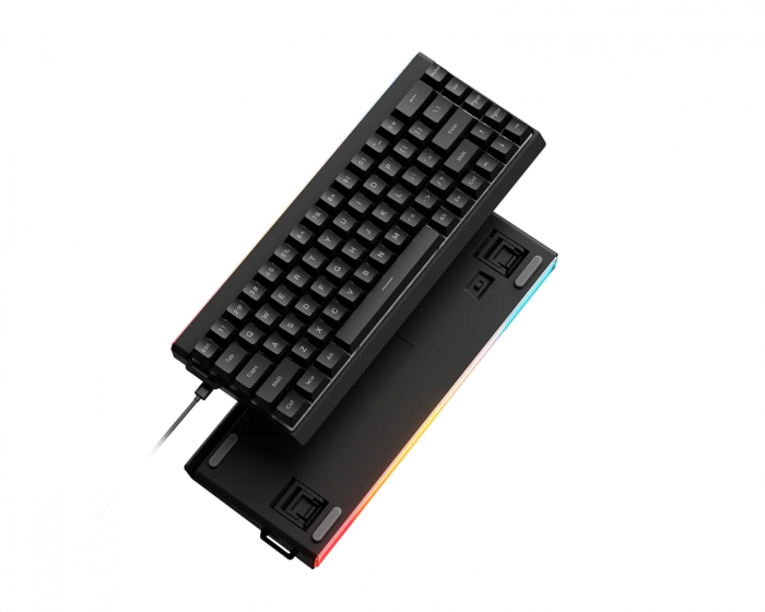 EWEADN DK68 Magnetic HE ANSI Tastatur [Gateron Wuji] - Schwarz
