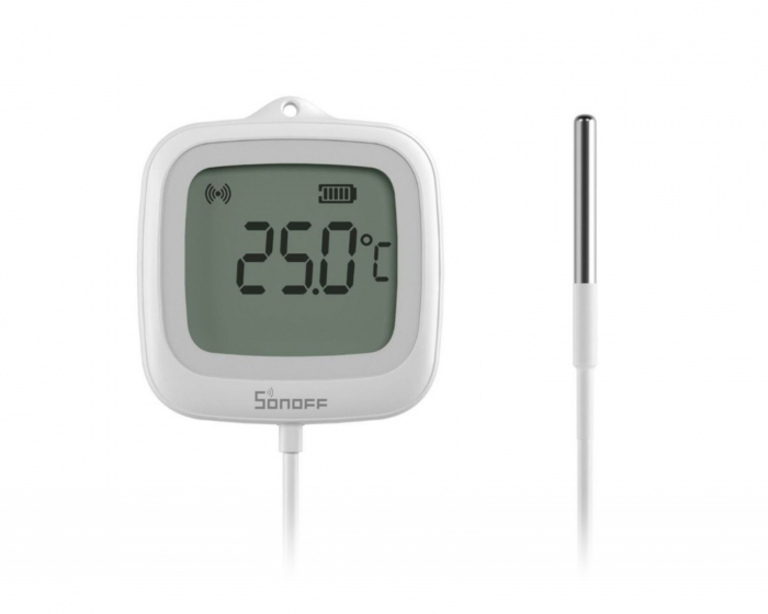 Sonoff ZigBee LCD Temperatursensor mit Fühler