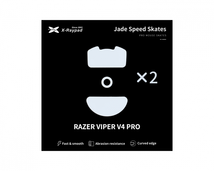 X-raypad Jade Mouse Skates für Razer Viper V4 Pro