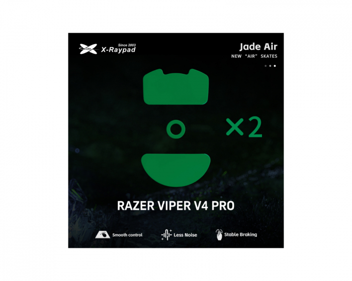 X-raypad Jade Air Mouse Skates für Razer Viper V4 Pro