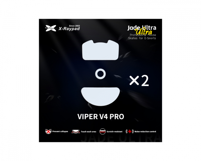 X-raypad Jade Ultra Skates für Razer Viper V4 Pro
