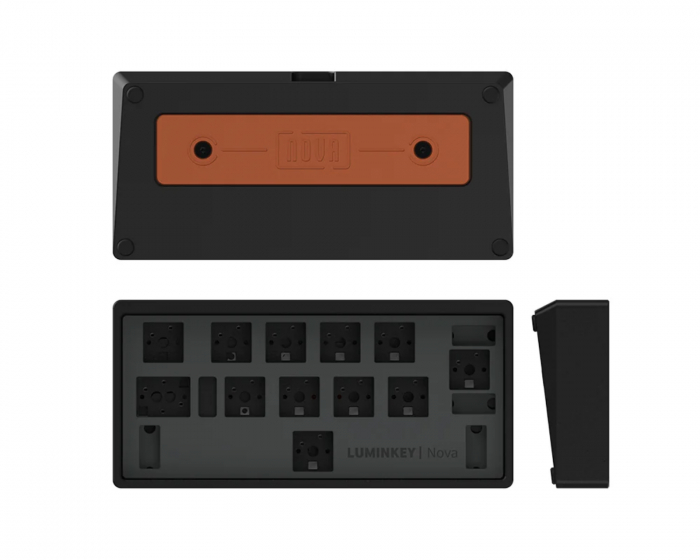 Luminkey Nova Mini 12-Key Tri-Mode Macro Pad (Barebone) - Schwarz