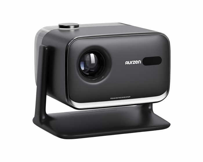 Aurzen BOOM Mini Google TV Smart Projektor - Schwarz