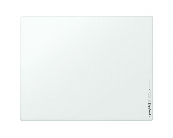 Superglide Glas-Mauspad v3 M - Type-S - Weiß