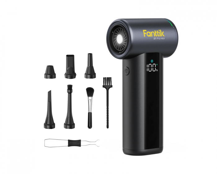 Fanttik B11 Pro Max Elektrisches Staubgebläse - Schwarz