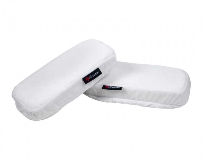Arozzi Memory Foam Armlehnen-Polster - White