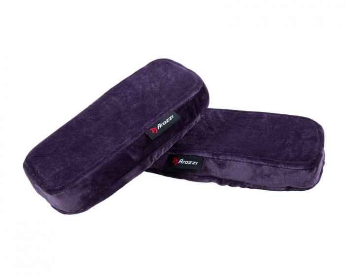 Arozzi Memory Foam Armlehnen-Polster - Purple