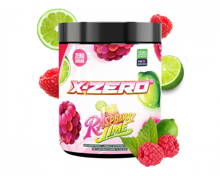 X-Gamer X-Zero Raspberry Lime - 100 Portionen