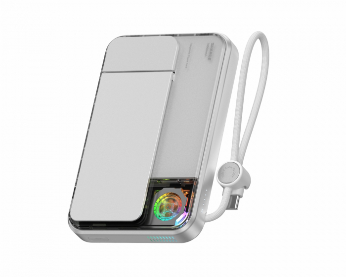 Sharge ICEMAG 3 Qi Wireless Magnetische Powerbank 10000 mAh - Weiß