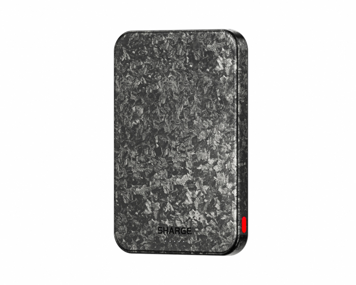 Sharge Carbon Mag Carbon Fiber Ultra-Slim 5000 mAh Powerbank