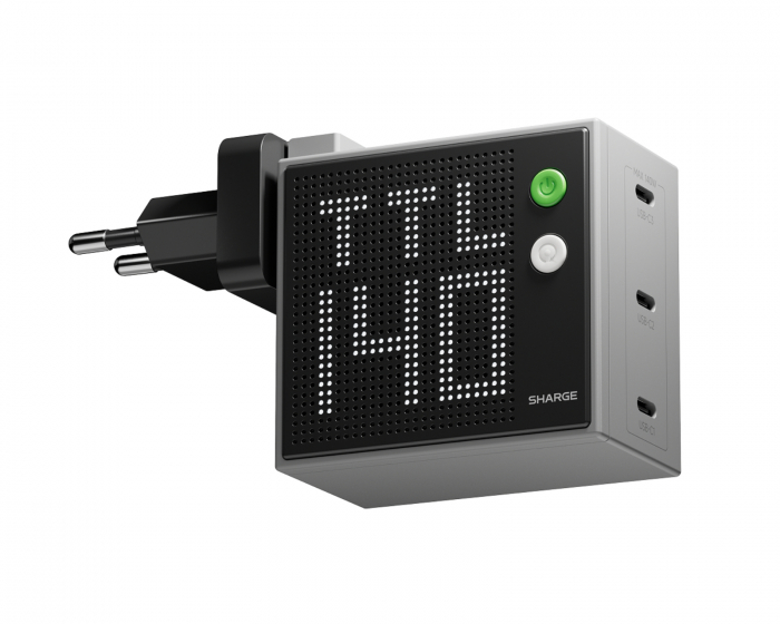 Sharge Pixel 140W USB-C Ladegerät - Grau