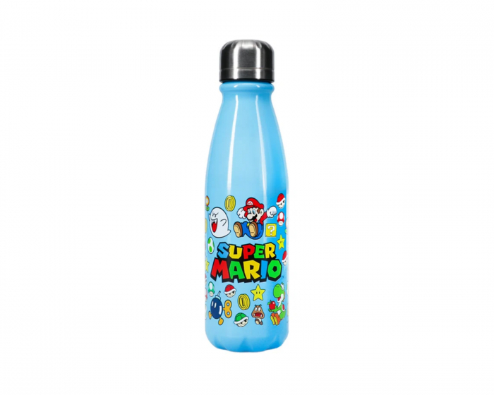 Paladone Super Mario Aluminium Trinkflasche - 600ml