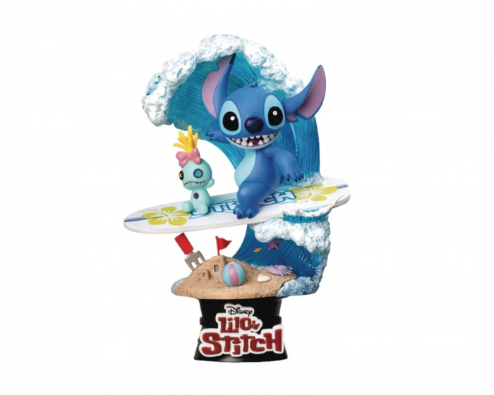 Beast Kingdom Disney Summer Series D-Stage PVC Diorama Stitch Surf 15 cm