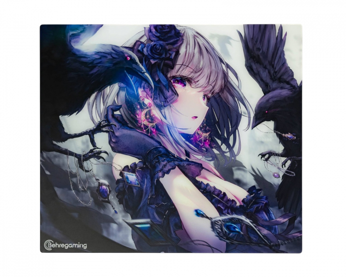 Behre Gaming Black Lotus 1.0 - Glass Mousepad