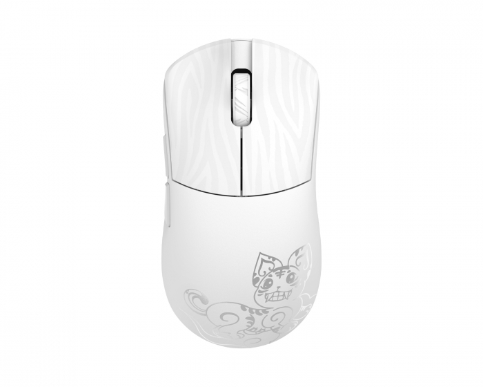 WLMouse Huan M x Xi'an Museum Magnesium Kabellose Gaming-Maus - Weiß/Silber - Limited Edition