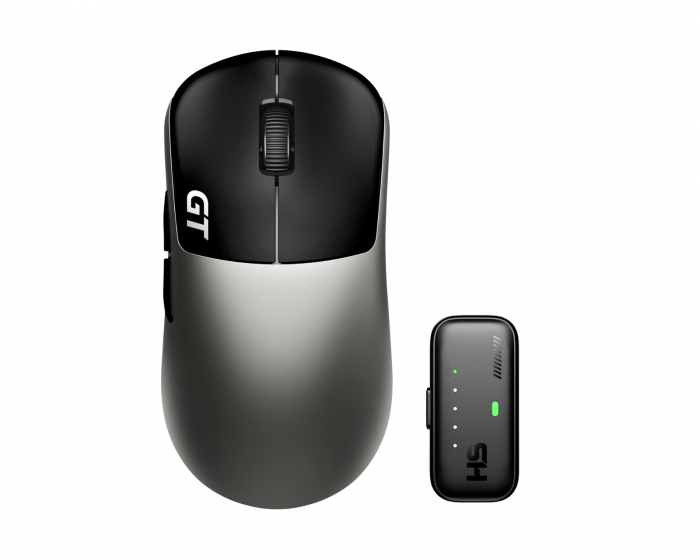 RAWM Leviathan V4 GT Dual 8K Kabellose Gaming-Maus - Gunmetal & Black