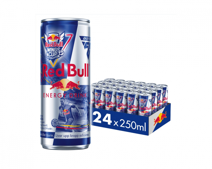 Red Bull 24x Energy Drink, 250 ml, Original Wings Cup Edition