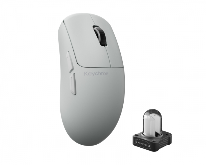 Keychron G6 HE 8K Kabellose Gaming-Maus - Weiß