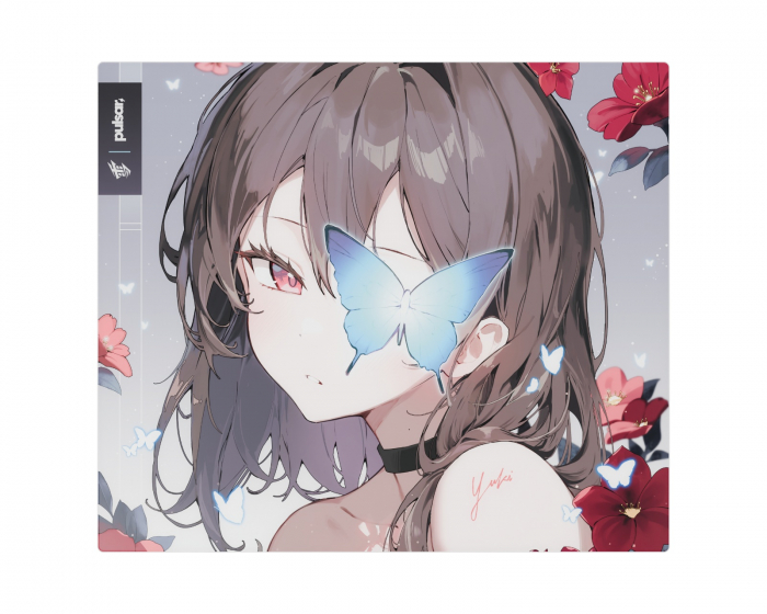 Yuki Aim x Pulsar - Superglide3 Glas-Mauspad - Yuki Aim Edition