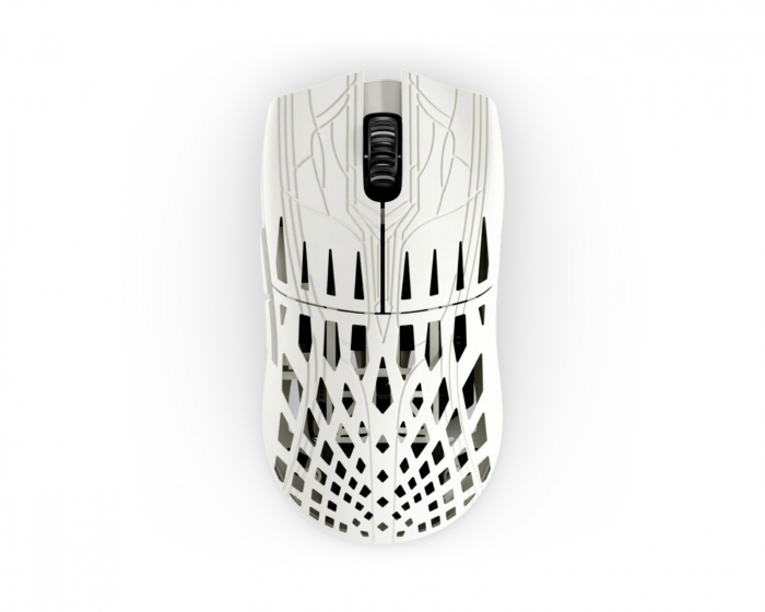 Pwnage Trinity CF 8K Kabellose Gaming-Maus - Solid - Weiß