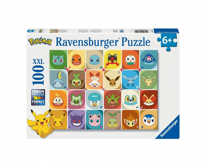 Pokémon Faces 100p - Puzzle