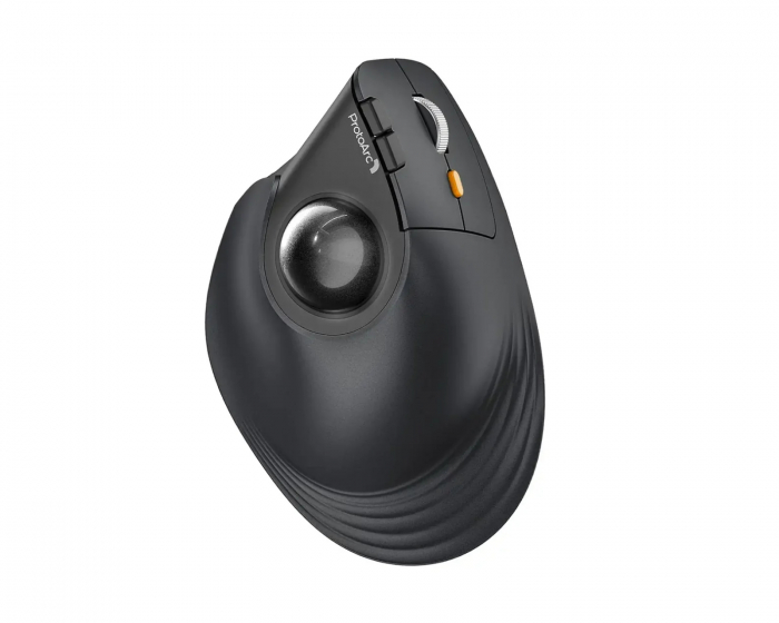 ProtoArc EM05 NL Vertikale kabellose Trackball-Maus - Schwarz