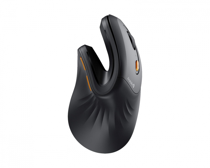ProtoArc EM11 NL Ergonomische Vertikalmaus - Schwarz/Orange