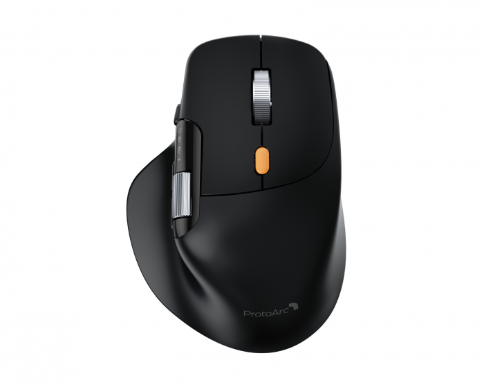ProtoArc EM25 Fast-Scroll Ergonomische Maus - Schwarz